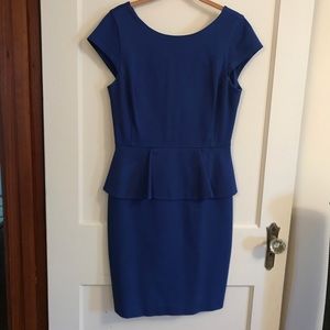 Beautiful blue peplum dress